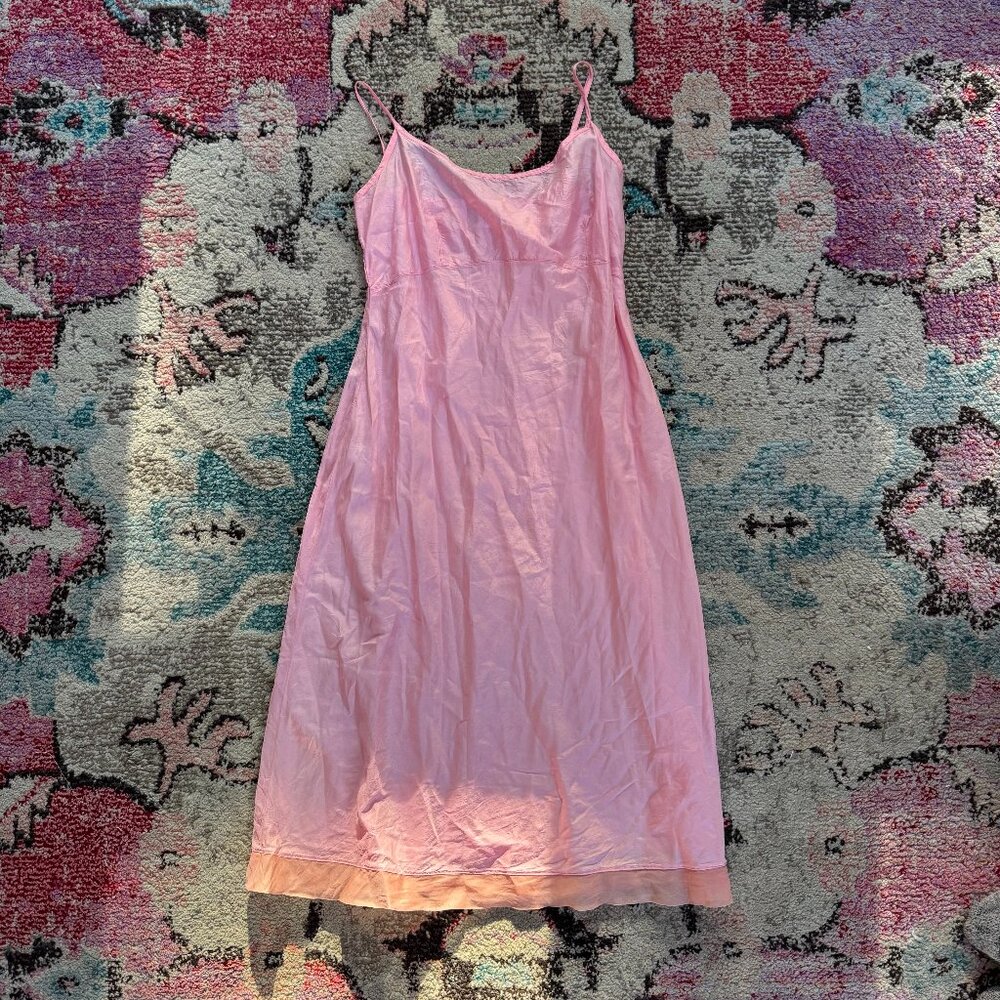 Dosa Baby Pink Silk Slip Mini Dress Size 3
